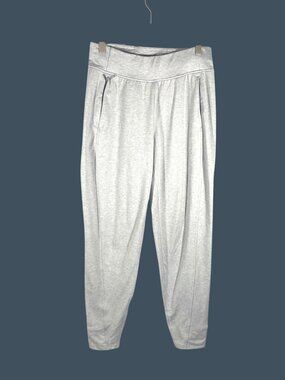 Lululemon Still Chill Jogger pants Heathered Light Gray Size 6 Activewear gym